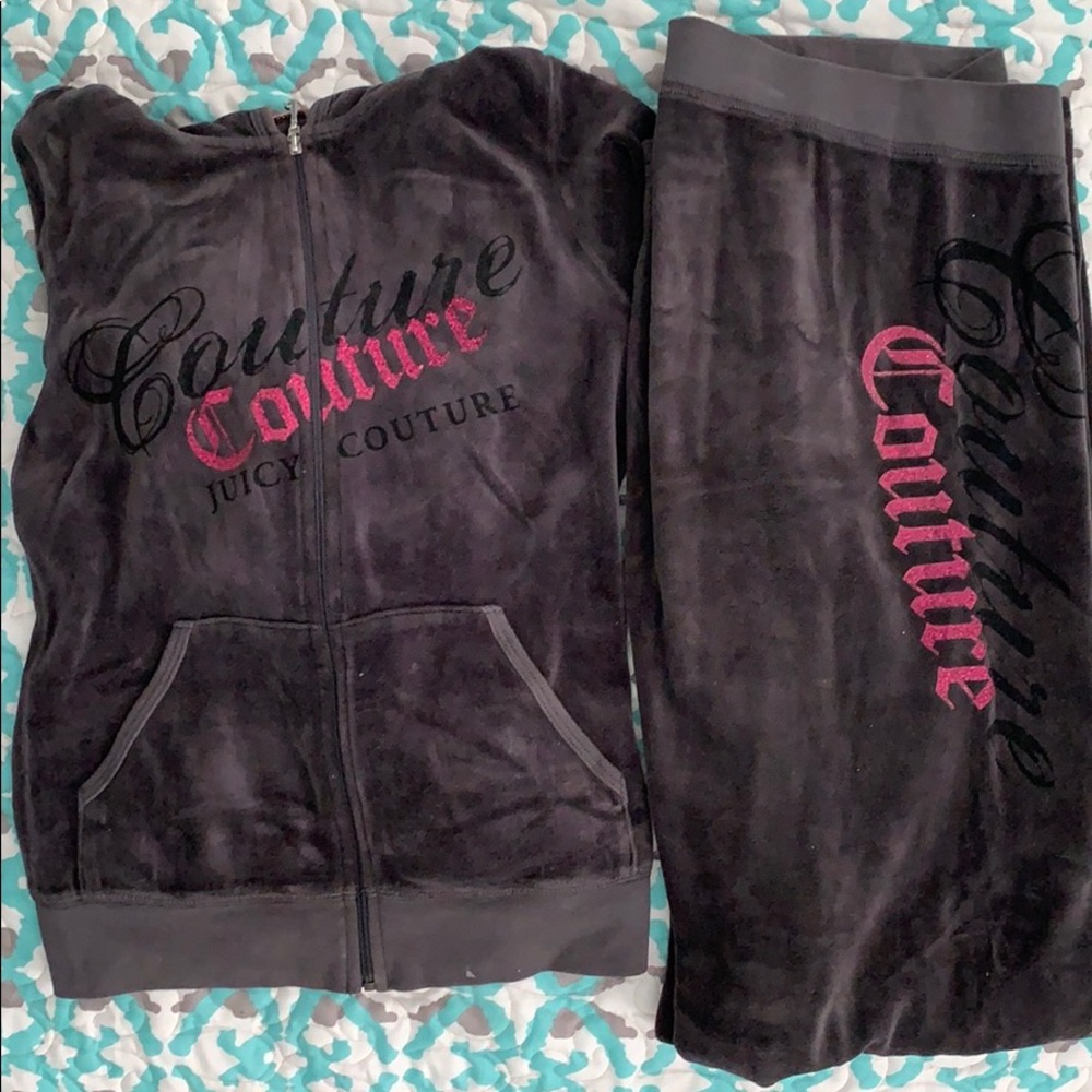 Juicy couture velour track suit